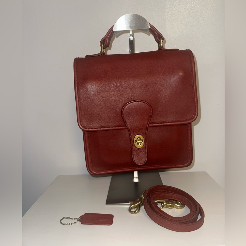 Vintage Red Station Bag!